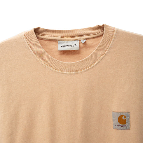 Carhartt WIP S/S Nelson T-Shirt Dusty H Brown Garment Dyed I029949_07E_GD Degli Uberti